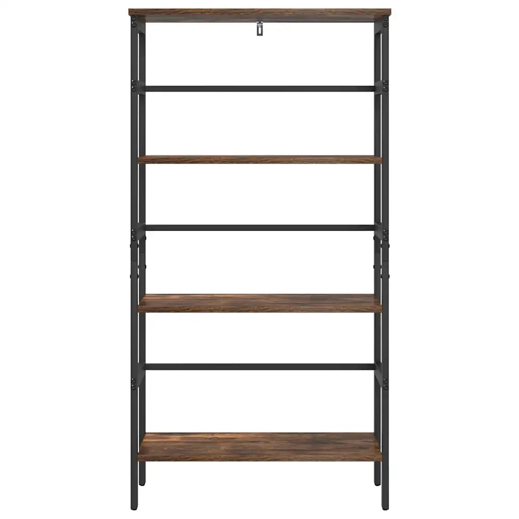 Libreria Rovere fumé 60 x 29,5 x 115 cm Legno multistrato 883924