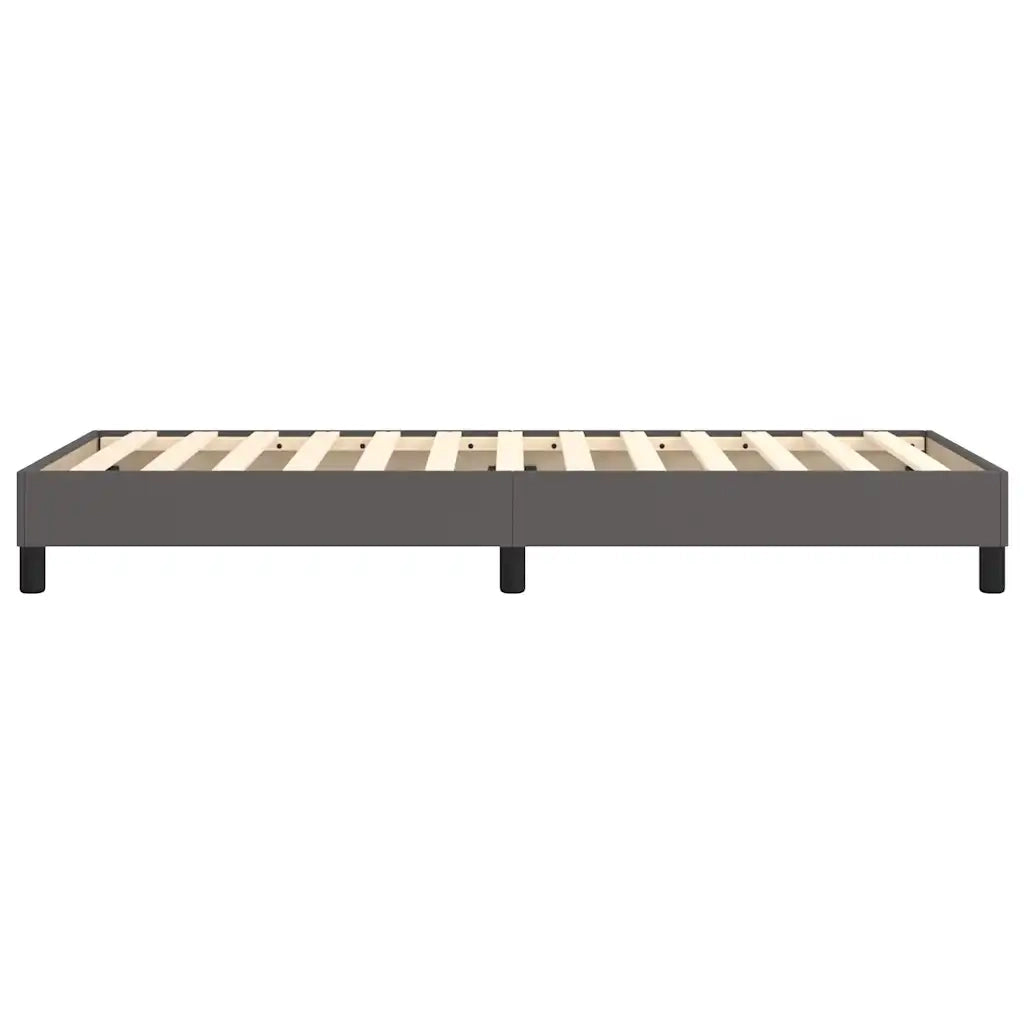 Struttura Letto a Rete a Molle Grigio 80x200 cm in Similpelle 3120668