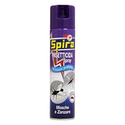 Trade Shop - Set 12 Pz Insetticida Spray Per Mosche Zanzare Insetti 400 Ml Al Fresco Profumo 073210a -