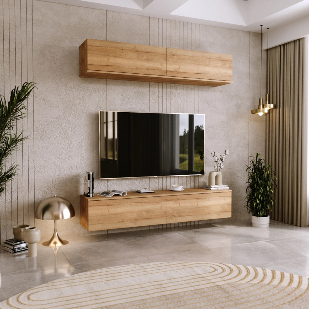 Mobile Porta TV Nicole 160 cm in Rovere Craft
