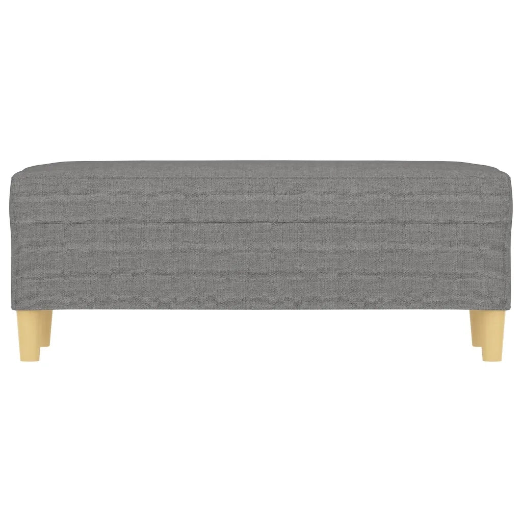 Panca Grigio Scuro 100x35x41 cm in Tessuto CFW9476647