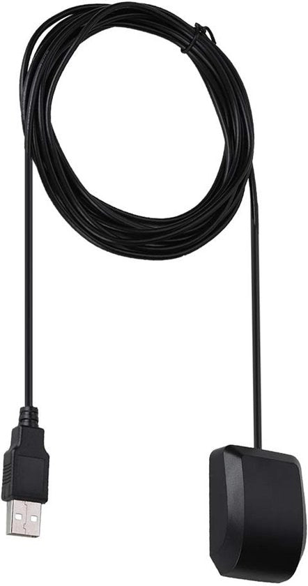 Antenna GPS - Adattatore USB Glonass con cavo di 3 metri - Connettore antenna per auto e sistemi di navigazione