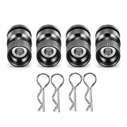 Supporto Carrozzieri in Lega di Alluminio di Alta Qualità - RC Accessori - Magnetico - 4 Pezzi - Duraturo - Resistenti al Sfregamento - Modello Auto