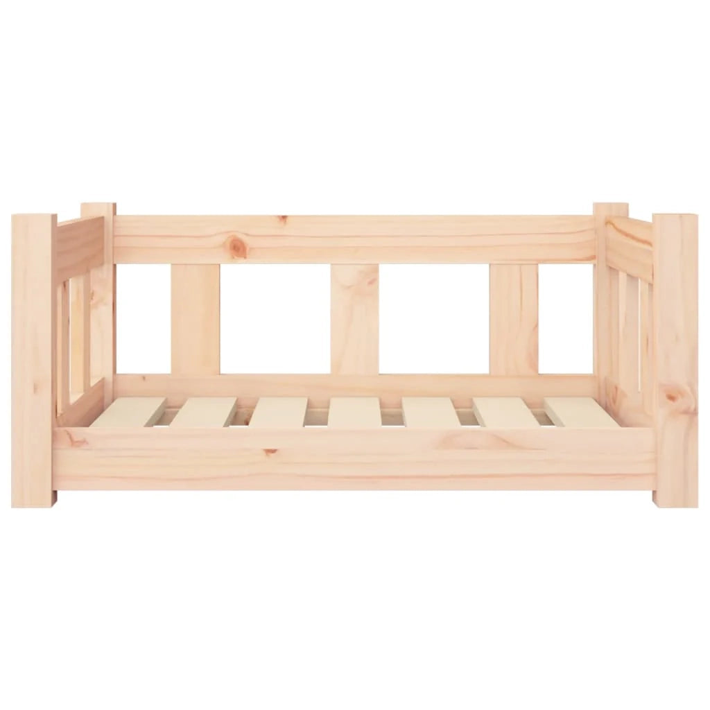 Cuccia per cani comoda cesta da divano 65,5 x 50,5 x 28 cm legno di pino massiccio marrone 02_0042760
