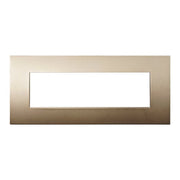 Placca Plastica Serie Venus 7P Colore Oro Compatibile Con Vimar Arke
