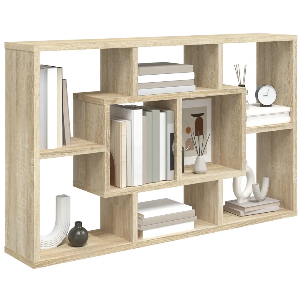 Mensola a Muro Rovere Sonoma 85x16x52,5 cm in Legno Multistrato cod mxl 58361