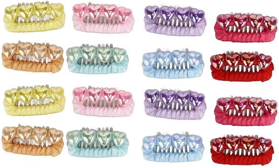 Clip Antislip per Capelli - 16 Pezzi - Colori Misti - Progetto di Moda - Utilizzo Versatile - Per Gatti/Cuccioli - Accessorio per Capelli