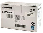 ORIGINAL Sharp toner ciano MX-C30GTC ~6000 Seiten