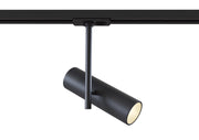 Faretto per Sistema Illuminazione Binario 50W GU10 in Alluminio Elti  Nero