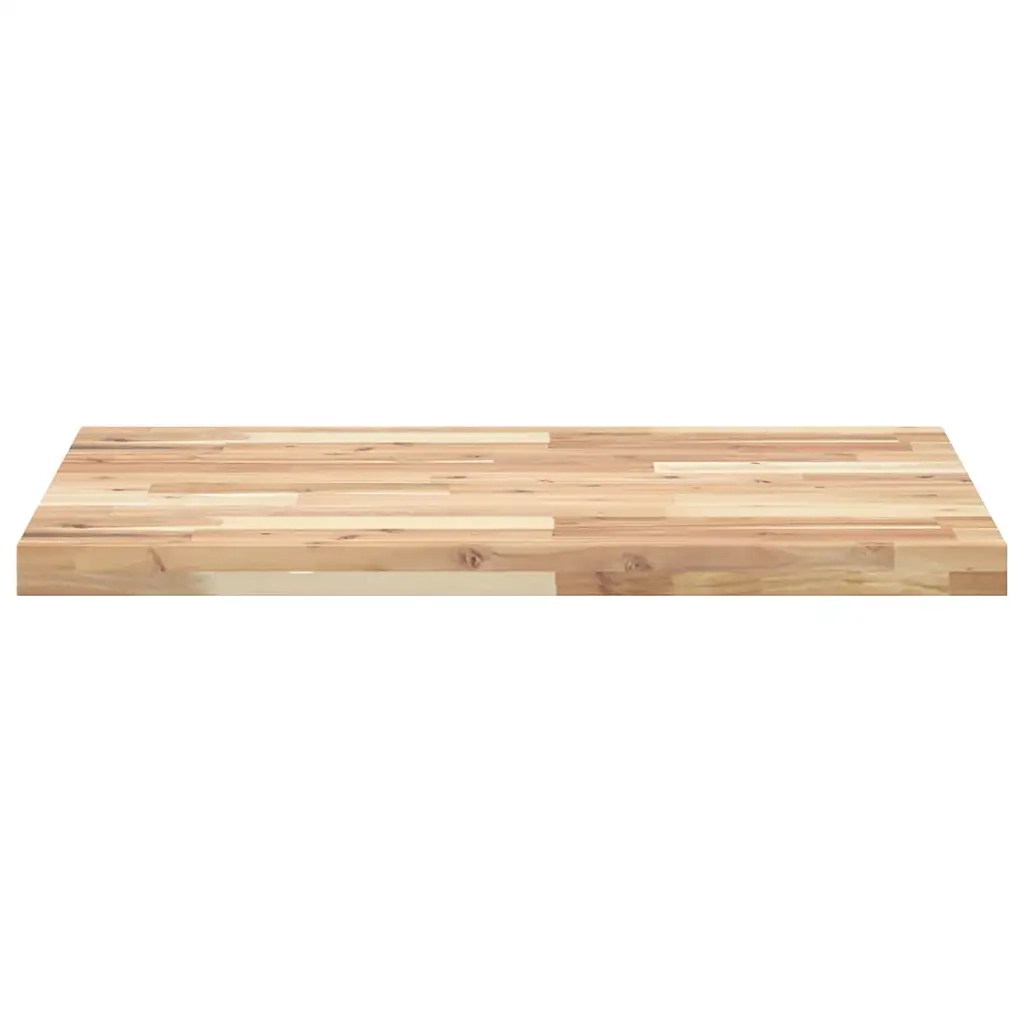 Piano da Bagno Non Trattato 100x60x4cm Legno Massello di Acacia CFW5187808