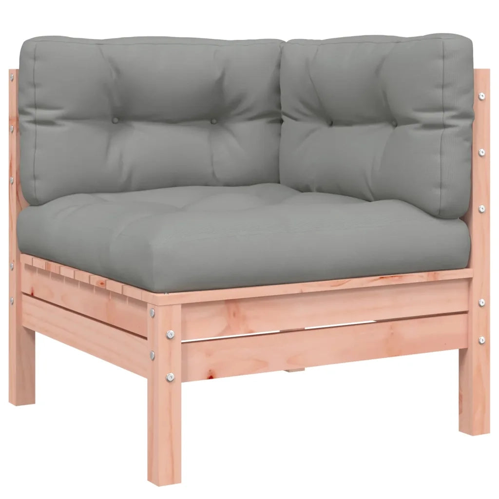 Set Divani Giardino 7 pz Cuscini Legno Massello Abete Douglas 3299498
