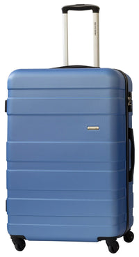 Set 3 Valigie Trolley Rigide in ABS 4 Ruote TSA Ravizzoni Caronte Blu