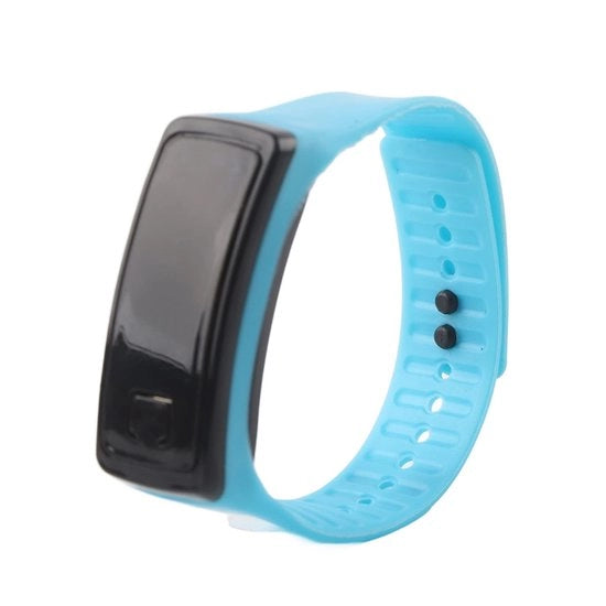 Orologio LED digitale acqua resistente - orologio da sport - cinturino in silicone - regolabile - modalità di risparmio di energia