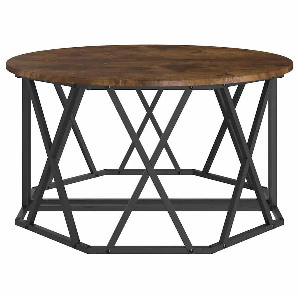 Tavolino da salotto Rovere fumé 80 x 80 x 42 cm 868251