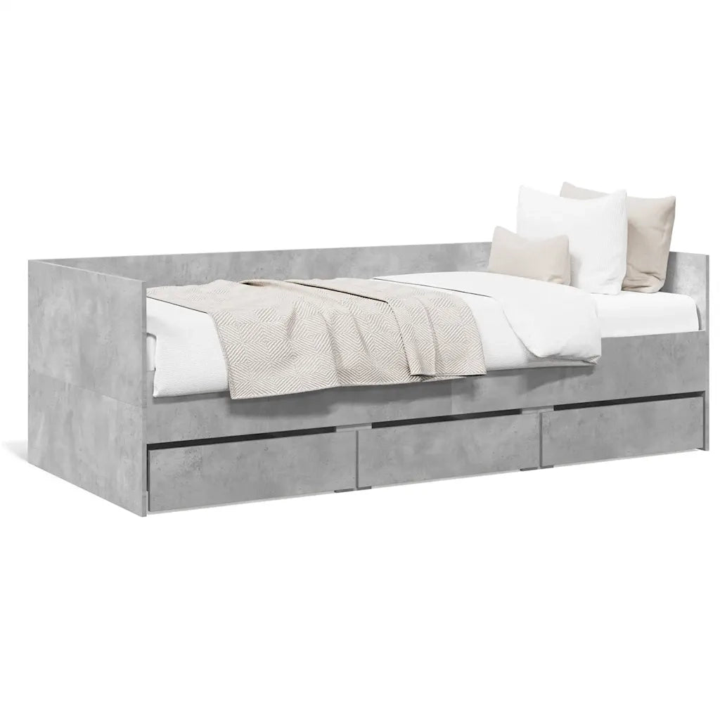 Divano letto | Sof¨¤ letto | Letto singolo con Cassetti senza Materasso 90x200 cm