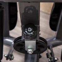 Stepper con Manubrio, Pedali Antiscivolo e Monitor LCD, in Acciaio e ABS, 55x44x108 cm, Nero Grigio e Verde