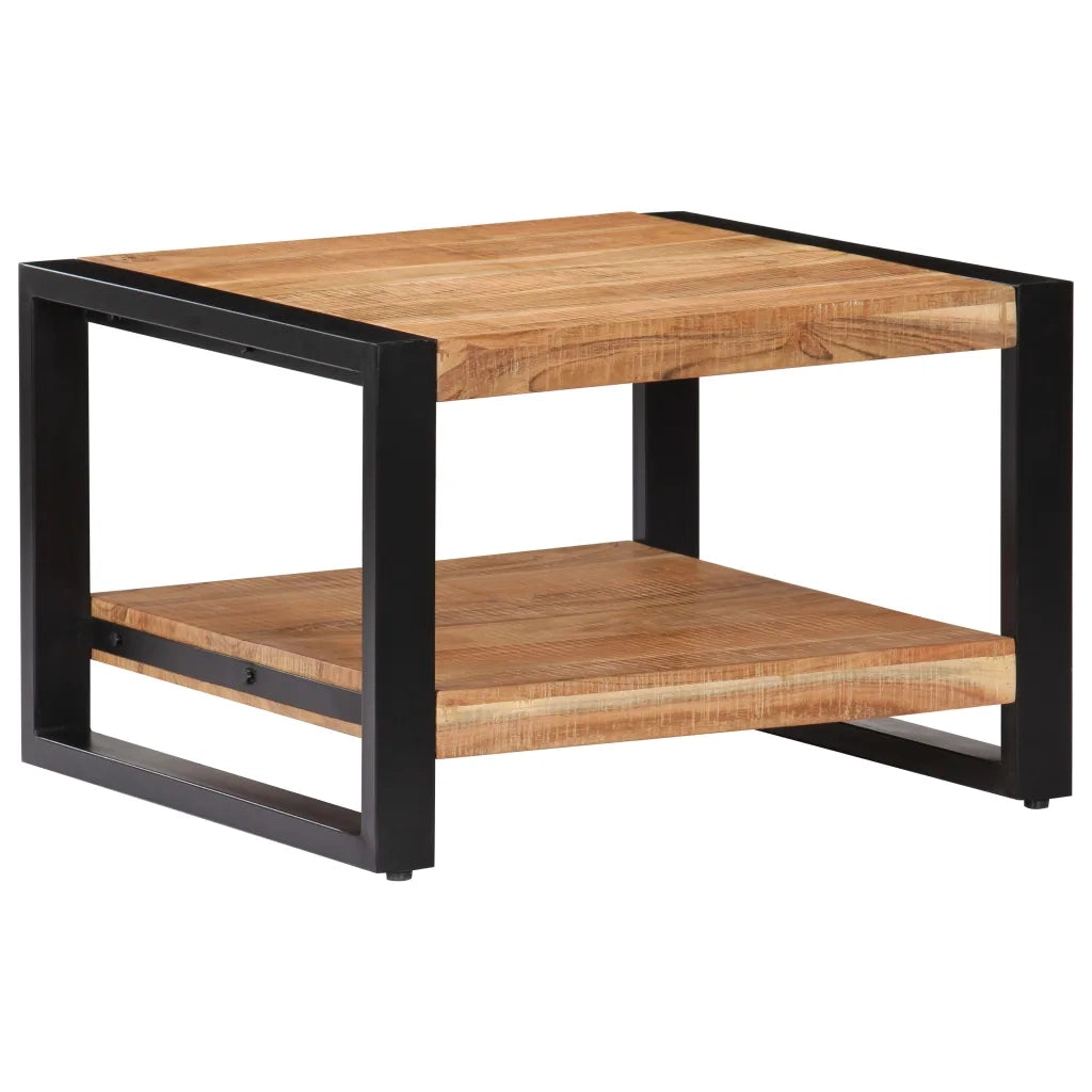 Tavolino da CaffÃ¨ 60x60x40 cm in Legno Massello di Acacia cod mxl 56217