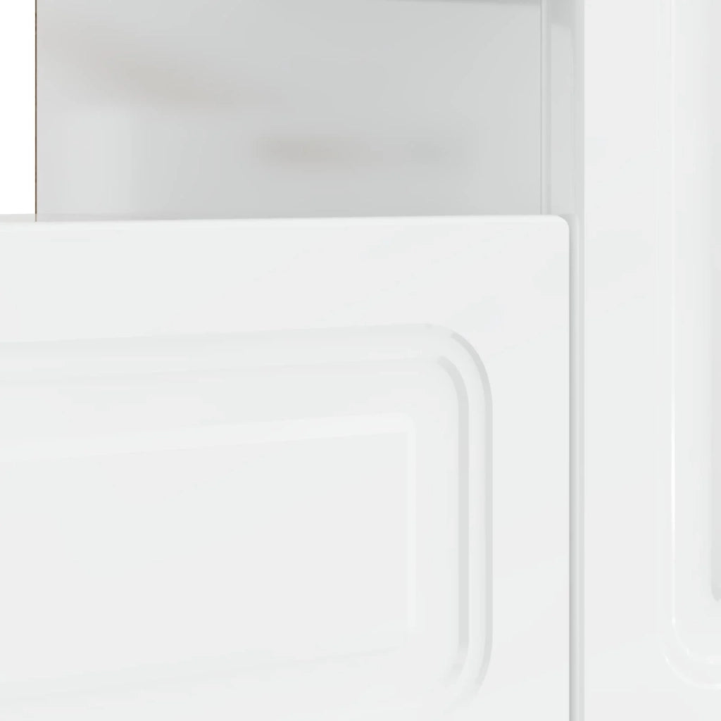 Mobile TV LED Bianco Lucido Legno ingegnerizzato 897789