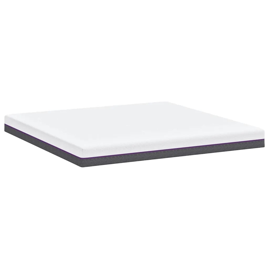 vidaXL Materasso Bianco e Grigio 180 x 200 cm Schiuma