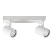 Plafoniera doppio spot 2xGU10 10W bianca Polux LYNX