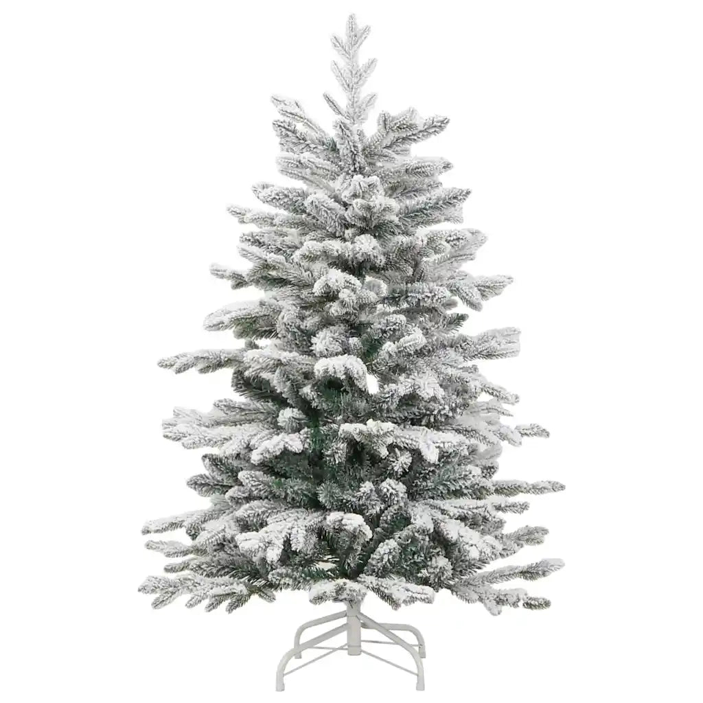 Albero di Natale | Decorazioni natalizie Artificiale con Rami Pieghevoli Bianco 150 cm