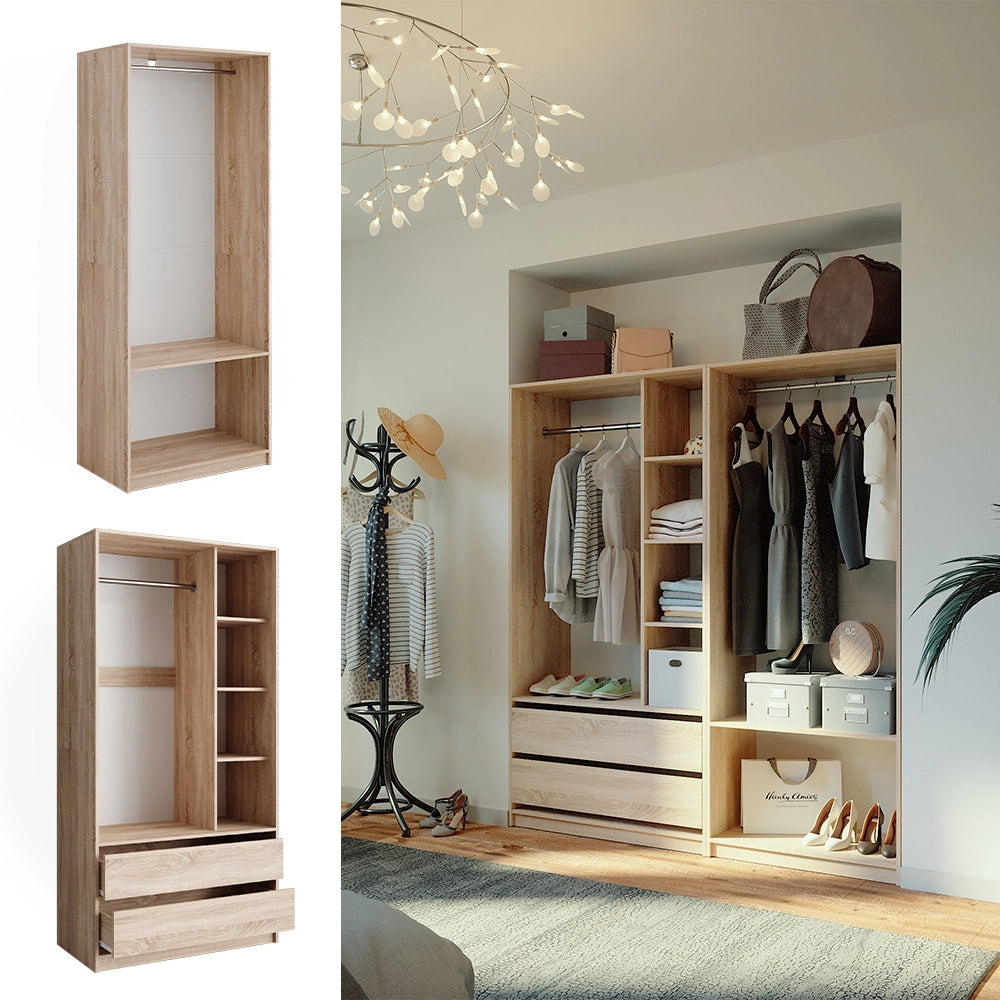 Vicco Armadio Sonoma 180 x 200 cm Set di 2