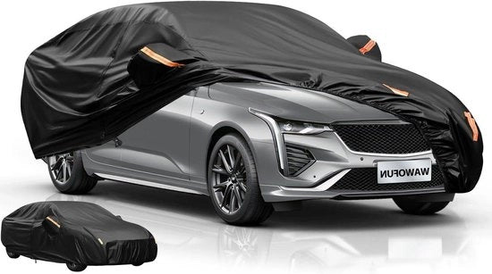 Autohoes impermeabile per respiro, adatto a tutte le condizioni climatiche - protezione contro pioggia, neve e raggi UV - protezione contro grandine per uso interno ed esterno (B-Fit sedan lunghezza 470-490 cm)