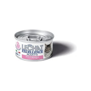 Monge LeChat Excellence Alimento Umido Gatti Adulti Pezzetti Solo Maiale Grain Free 24 Lattine da 80g