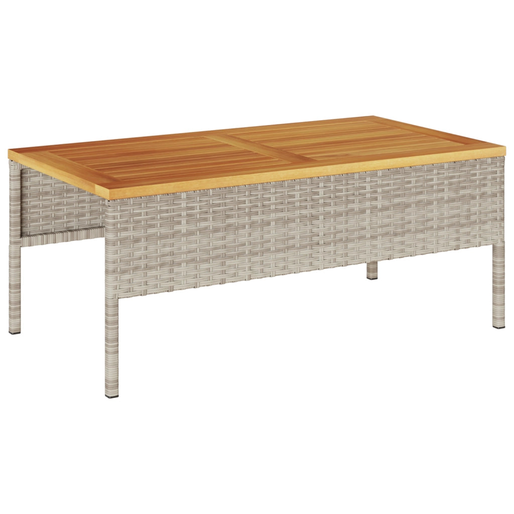 Set Divano da Esterno Grigio chiaro e scuro