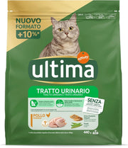 ULTIMA CROCCHETTE URINARY PER GATTO GUSTO POLLO 440 GR LIENA TRATTO URINARIO SANO