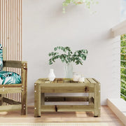 Poggiapiedi da Giardino in Legno Impregnato di Pino 825491
