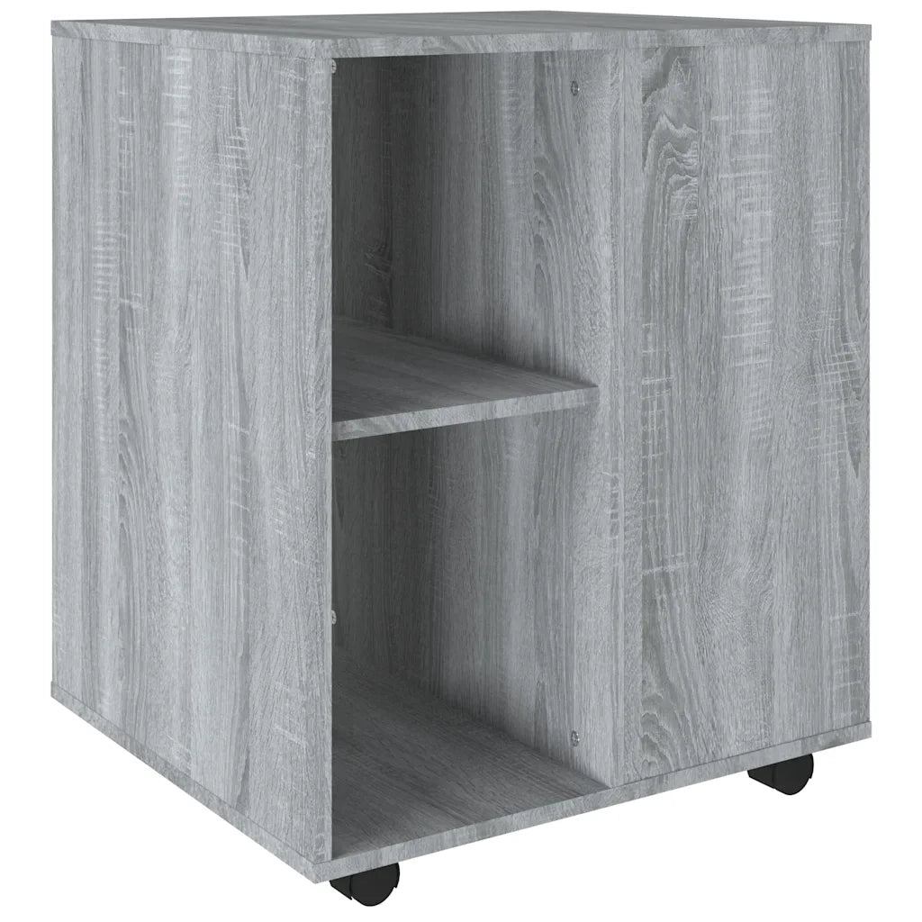 Armadietto con Ruote Grigio Sonoma 60x53x72cm Legno Multistrato cod mxl 49546