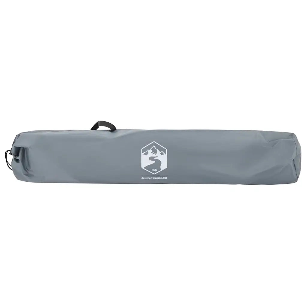 Tenda a Cupola 3 Persone Grigio e Arancione a Rilascio Rapido 4004195