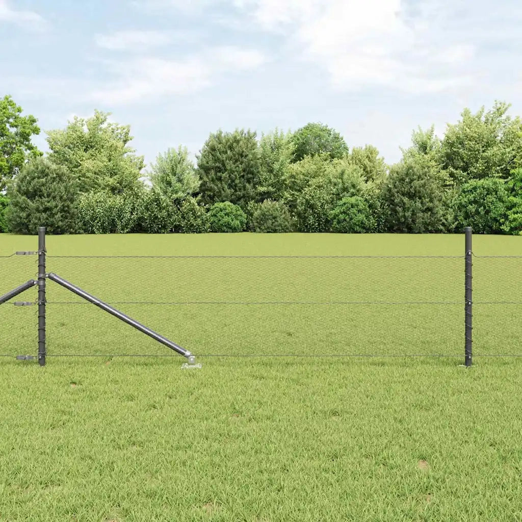 Palo della recinzione Grigio 50 x 0,5 m (maglia 13 mm)