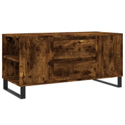 Tavolino da salotto | Tavolino da caff¨¨ | Tavolino da Soggiorno Rovere Fumo 102x44,5x50cm Legno Multistrato