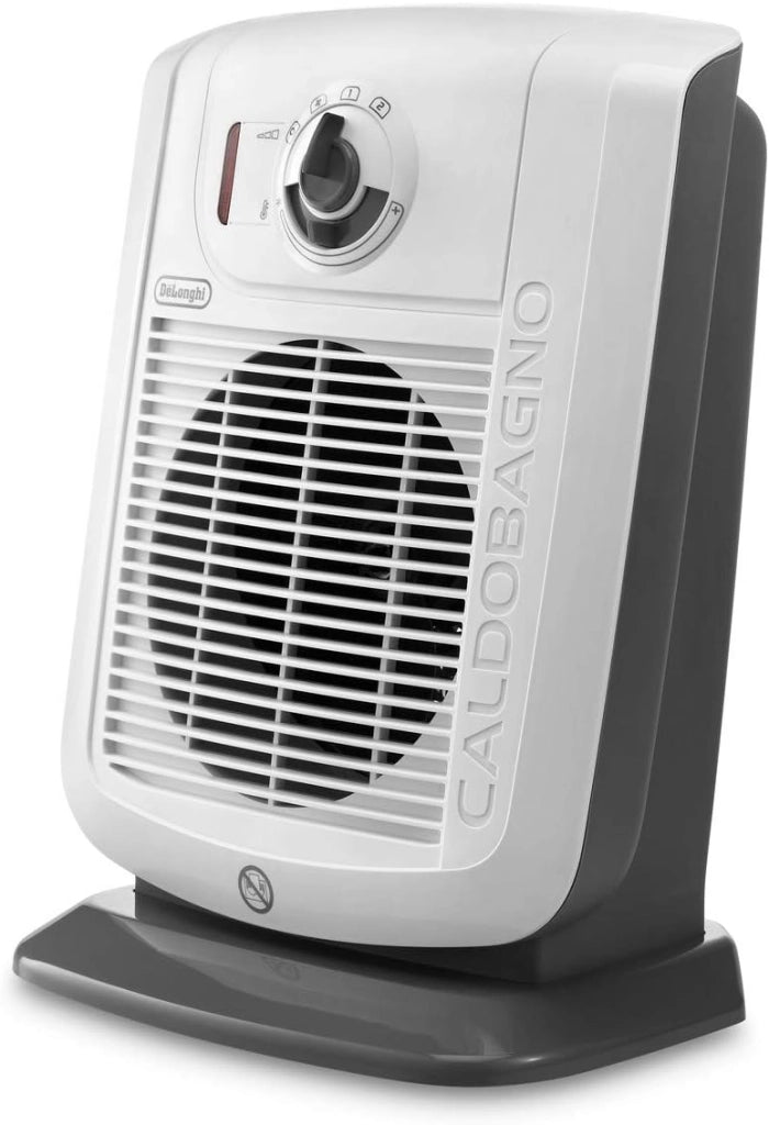 De'longhi hbc 3030 termoventilatore caldobagno, 2 livelli di potenza, funzione eco-silence, protezione antigoccia, ventilazione estiva, avvolgicavo, per ambienti fino a 60 m³