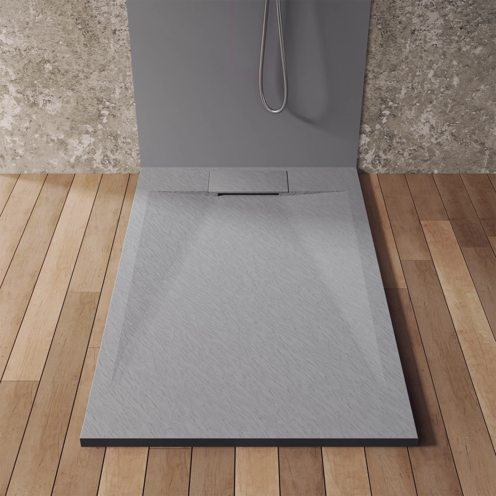 Piatto doccia 70x120 effetto pietra colore grigio | Cosmos