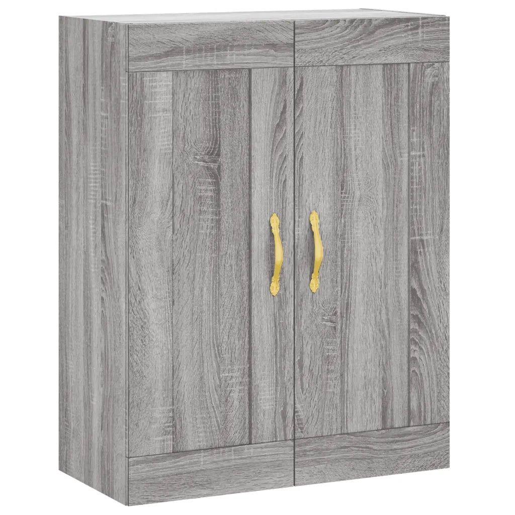 Mobile a Parete Grigio Sonoma 69,5x34x90 cm Legno Multistratocod mxl 126260