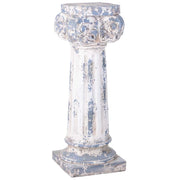 Colonna decorativa color pietra, 29x29x82h cm
