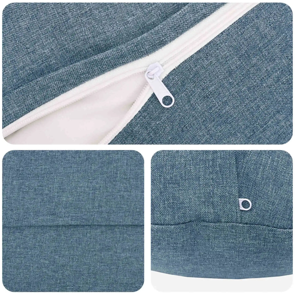 Federa 6 pz HEERLEN Blu jeans Ø 30 cm Tessuto 921882