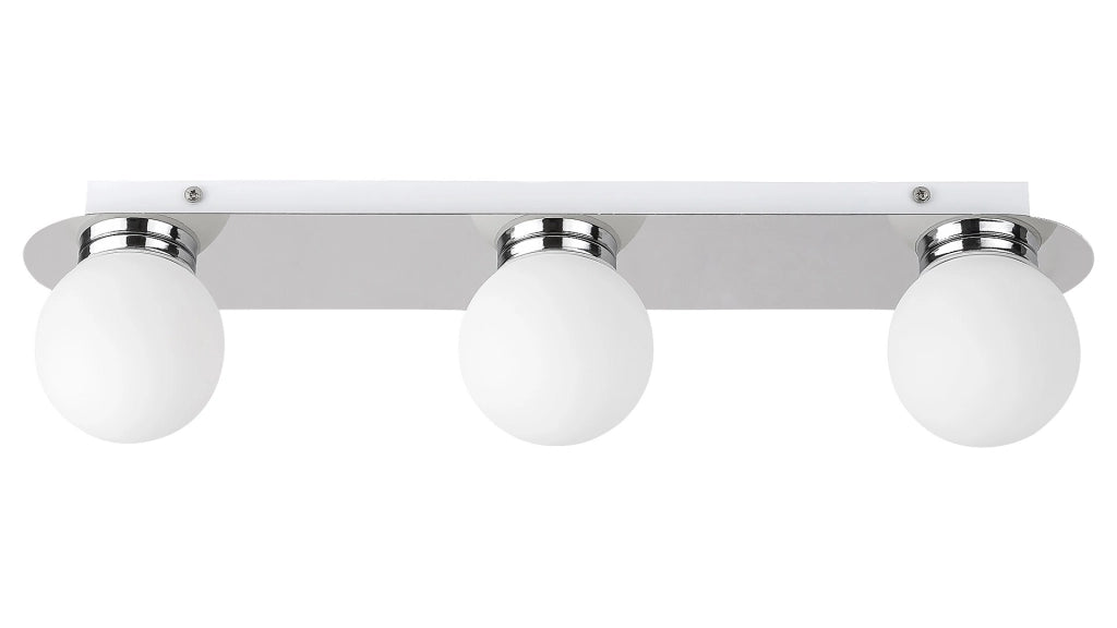 Plafoniera bagno 3 luci G9 cromata IP44 Becca Rabalux