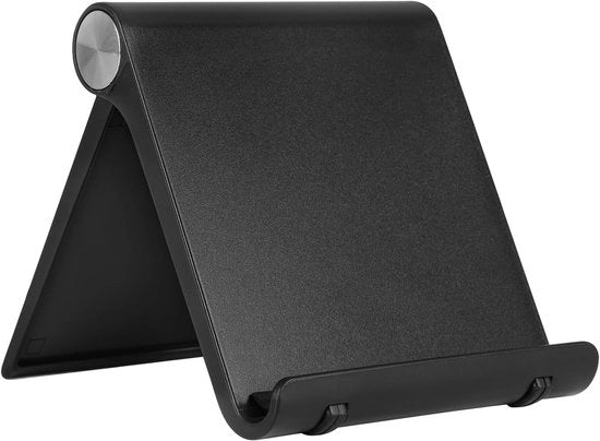 Supporto per telefono pieghevole e regolabile per tavolo e scrivania - Compatibile con iPhone, iPad, Samsung, Xiaomi, Huawei e altro ancora