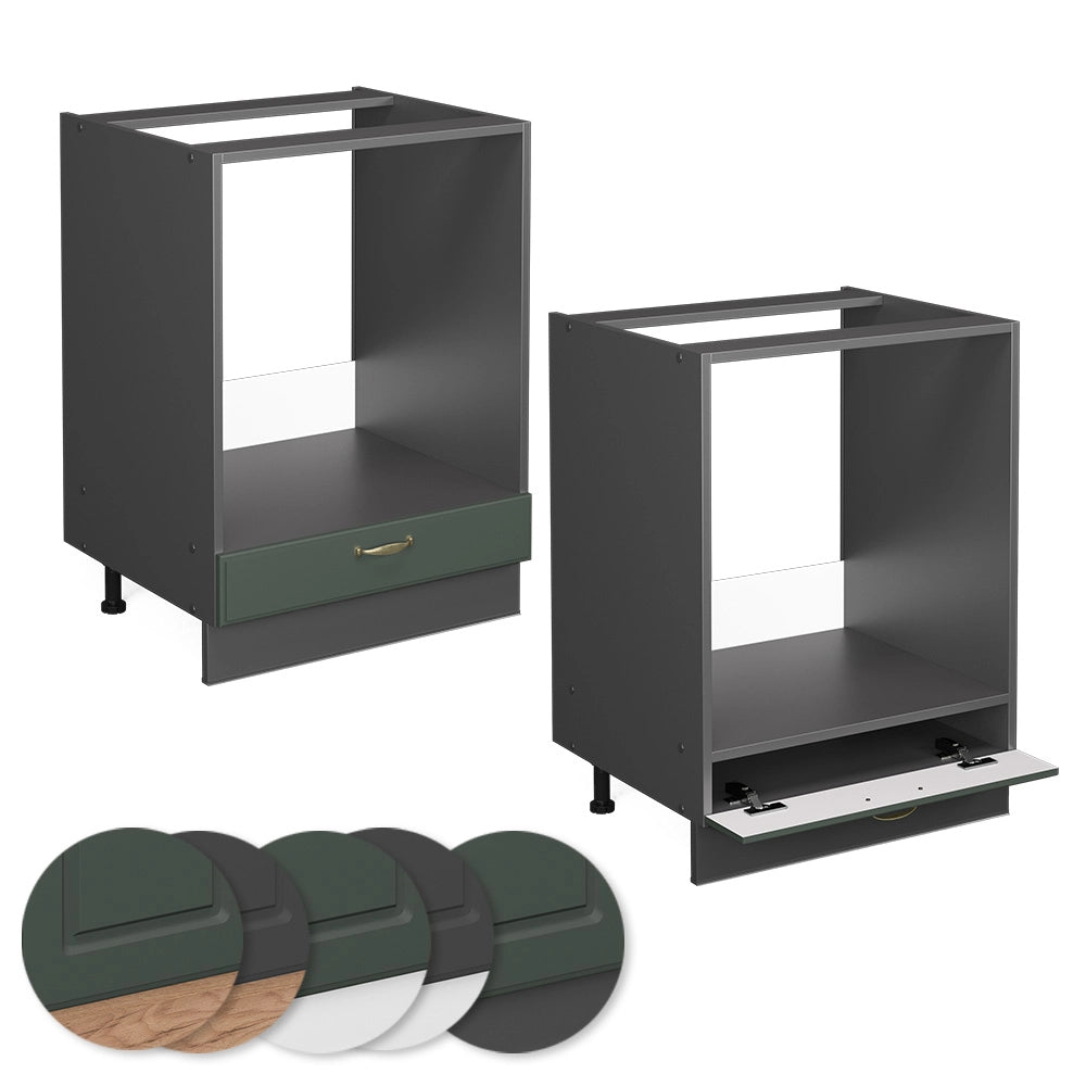 Vicco Mobile per forno da incasso Verde-oro Country House 60 cm senza piano di lavoro