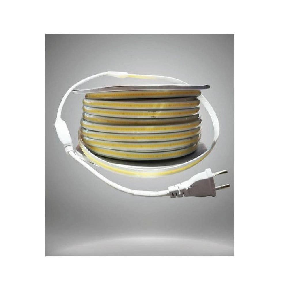 Trade Shop - Strisce Led Cob Gommata 220v 14w/m 1400lm/m Ip65 Bobina 50 Metri - -bianco Naturale      -
