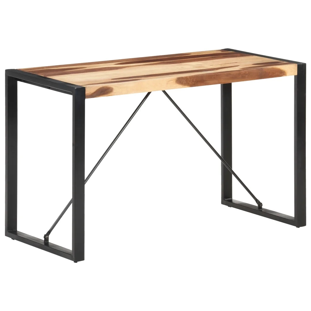 Tavolo da Pranzo 120x60x75 cm Legno Massello Finitura Sheesham cod mxl 16500