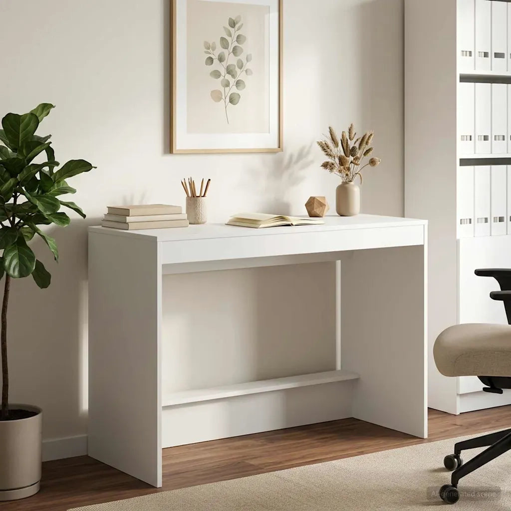 Scrivania Letto Bianco Legno ingegnerizzato 100 x 45 x 75 cm 893731