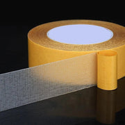 Trade Shop - Nastro Adesivo In Fibra Di Vetro A Doppia Facciata Forte Fissaggio Tappeto Pelle 10mtx5cm -
