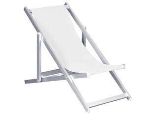 Sdraio in Alluminio Sea 105 CMX57X81H. Vette Cod 6552