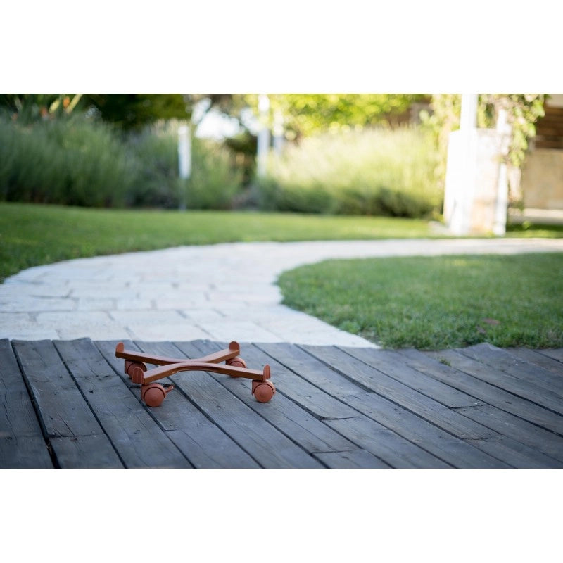 Carrello Porta Piante Linea Speedy Circolare Diam 35 Cotto Tecnokit