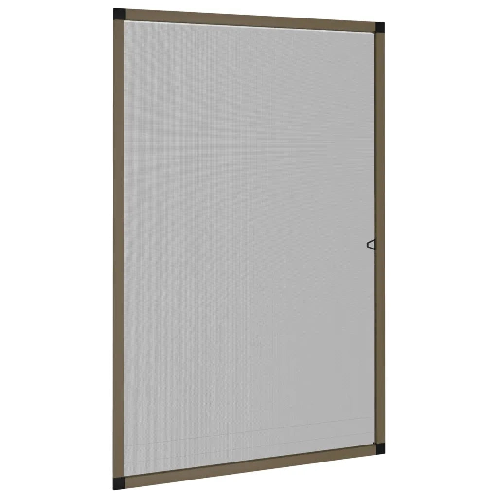 Zanzariera per Finestre Marrone 80x120 cm CFW2615209